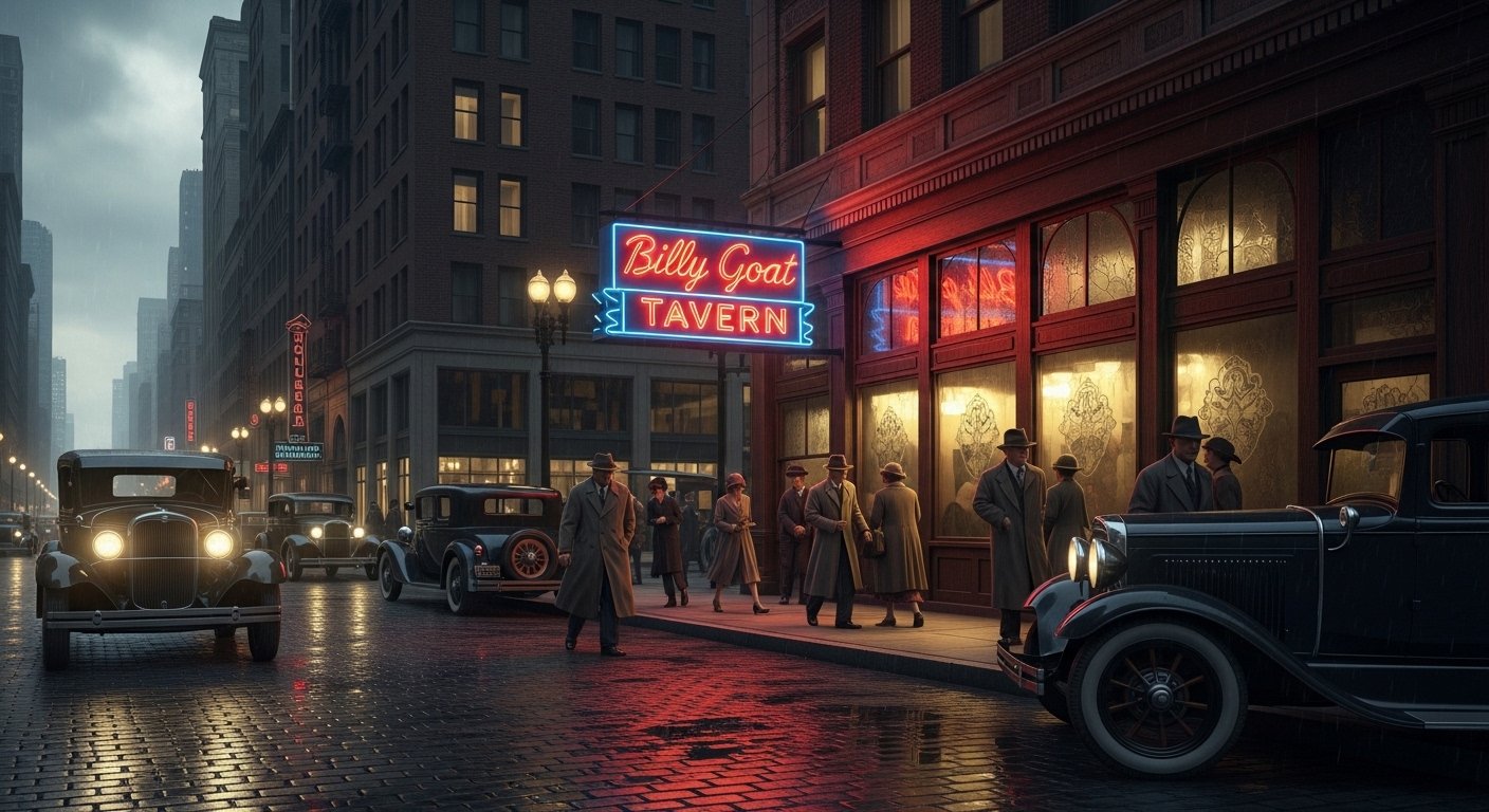 Chicago Landmark Opens: The Story Of The Billy Goat Tavern On Michigan Avenue